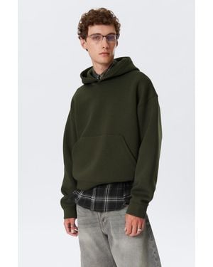 Weekday Simon Scuba Hoodie - Green