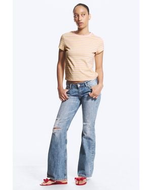 Monki Regular Fit Mini T-Shirt - Blue