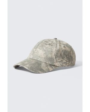 Weekday Printed Baseball Cap - Natural