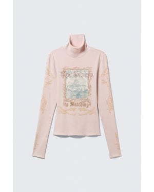 Monki Enges Rollkragentop - Weiß