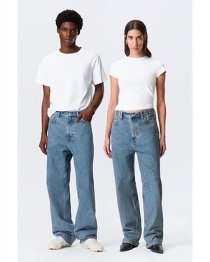 Weekday Galaxy Loose Straight Jeans - Blue