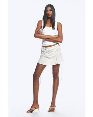 Weekday Ruched Mini Skirt - Multicolour