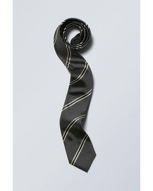 Weekday Slim Tie - Black