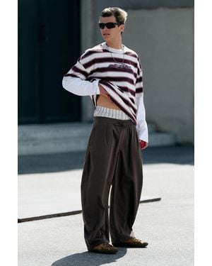 Weekday Barrel Pull-On Trousers - Blue