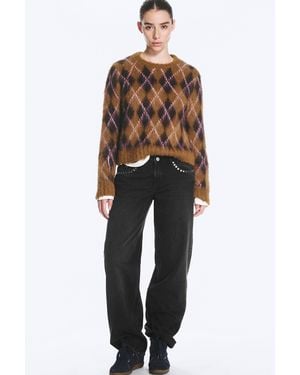 Monki Strickpullover - Schwarz