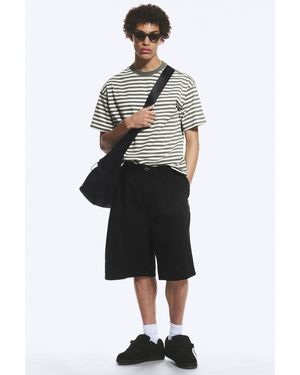 Weekday Cotton Chino Shorts - Black