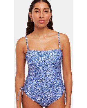 Whistles Ripple Wave Swimsuit - Blue