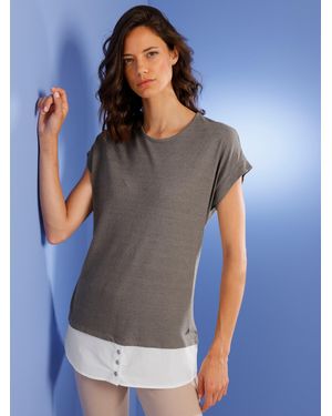 CREATION L PREMIUM Kurzarmshirt - Blau
