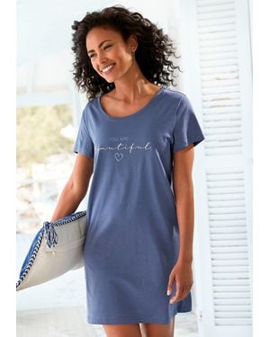 Vivance Dreams Bigshirt - Blau