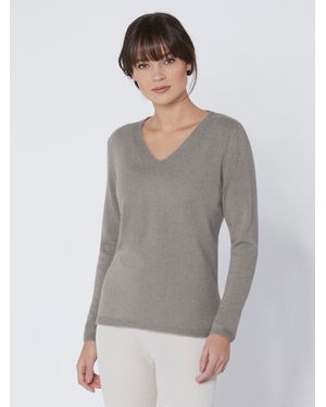 CREATION L PREMIUM Kaschmirpullover - Grau