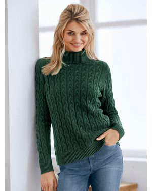 heine Feinstrickpullover - Grün