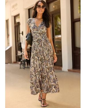 Lascana Maxikleid - Braun