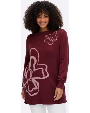 Sheego Pullover - Rot