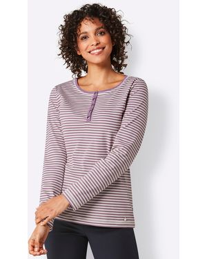CREATION L PREMIUM Rundhalsshirt - Lila