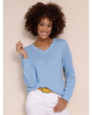 WITT Langarm-Pullover - Blau