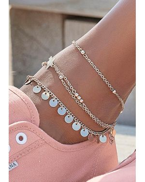 Lascana Fußkette mit Anhänger - Mehrfarbig
