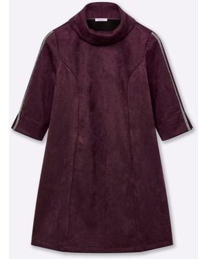 Sheego A-Linien-Kleid - Lila