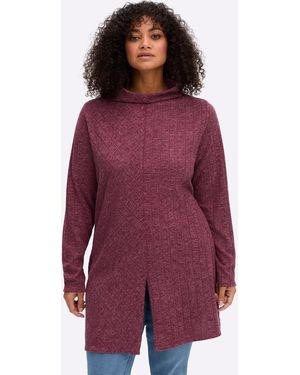 Sheego Longpullover - Lila