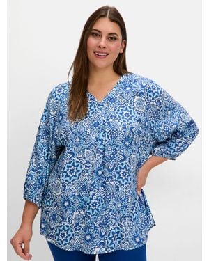 Sheego Tunika - Blau