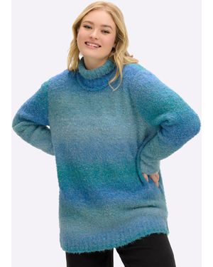Sheego Pullover - Blau