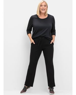 Sheego Funktionsshirt - Schwarz