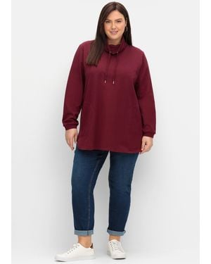 Sheego Sweatshirt - Rot