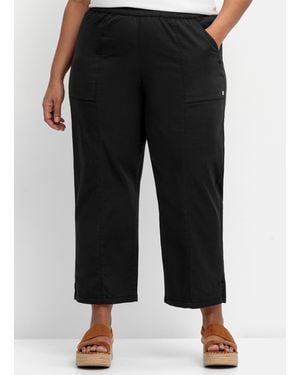 Sheego 7/8-Hose - Schwarz