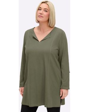 Sheego Longshirt - Grün