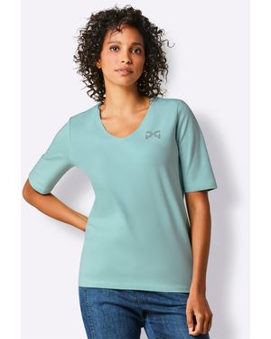 CREATION L PREMIUM Kurzarmshirt - Blau