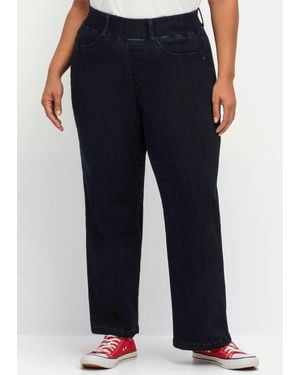 Sheego Schlupfjeans - Blau