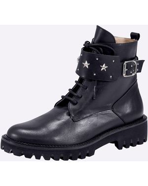 heine Schnürstiefelette - Blau
