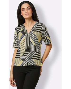 CREATION L PREMIUM Kurzarmshirt - Grau