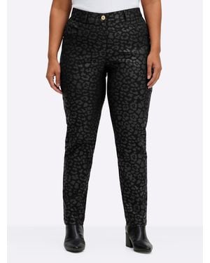 Sheego Bengalinhose - Schwarz