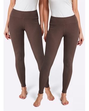 wäschepur Leggings - Braun