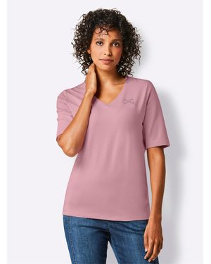 CREATION L PREMIUM Kurzarmshirt - Pink