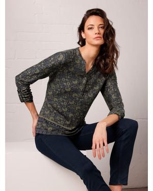 CREATION L PREMIUM Print-Shirt - Schwarz