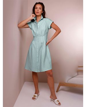CREATION L PREMIUM Hemdblusenkleid - Mehrfarbig