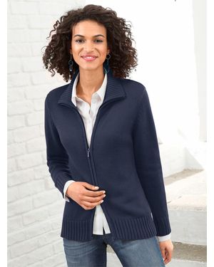 Sieh an! Strickjacke - Blau