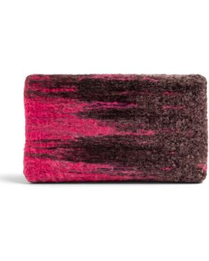 C. Grassi Small Bolster Clutch - Purple