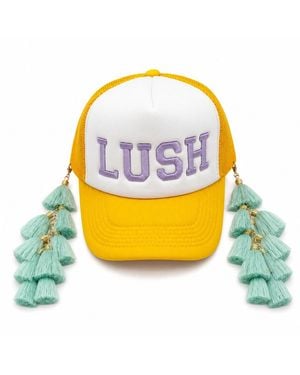 Julia Clancey Luxe Chacha Trucker Cap - Yellow