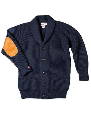 &SONS Trading Co Pioneer British Wool Cardigan - Blue