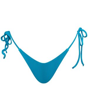 Mihara Kehlani Thong Bikini Bottoms - Blue