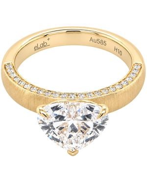 Artisan 14K Lab Grown Heart Diamond Statement Ring - Metallic