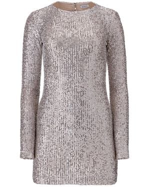 Lita Couture Sequin Mini Dress - Grey