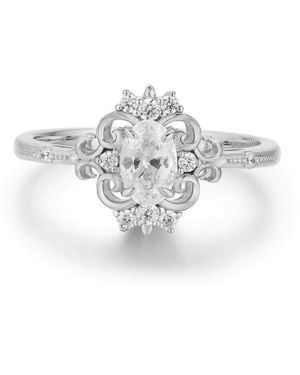 Azura Jewelry New York Atlantis Vintage Topaz Ring Vermeil - White