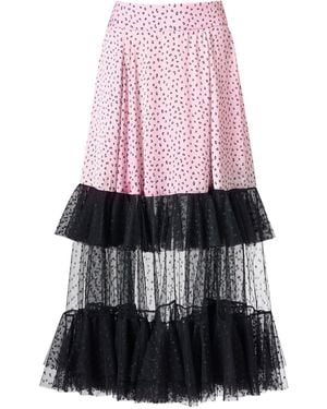 By Moumi Big Sur Skirt Jem Satin - Pink