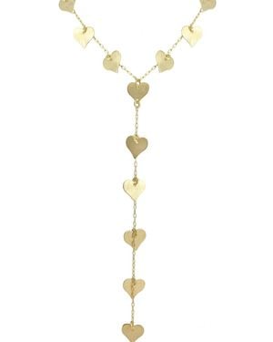Marcia Moran Lainey Heart Lariat Necklace - Metallic