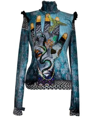 ARTISTA Fortune Hide Top - Blue