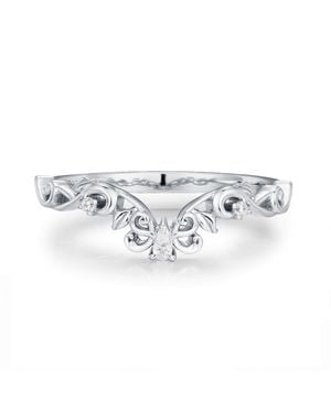 Azura Jewelry New York Bloomveil Band Vermeil - White