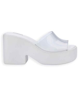 Melissa Posh Platform Heel - White